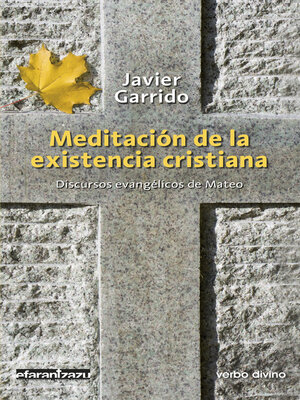 cover image of Meditación de la existencia cristiana